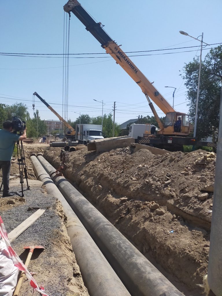 Работы идут полным ходом 3 raboty idut