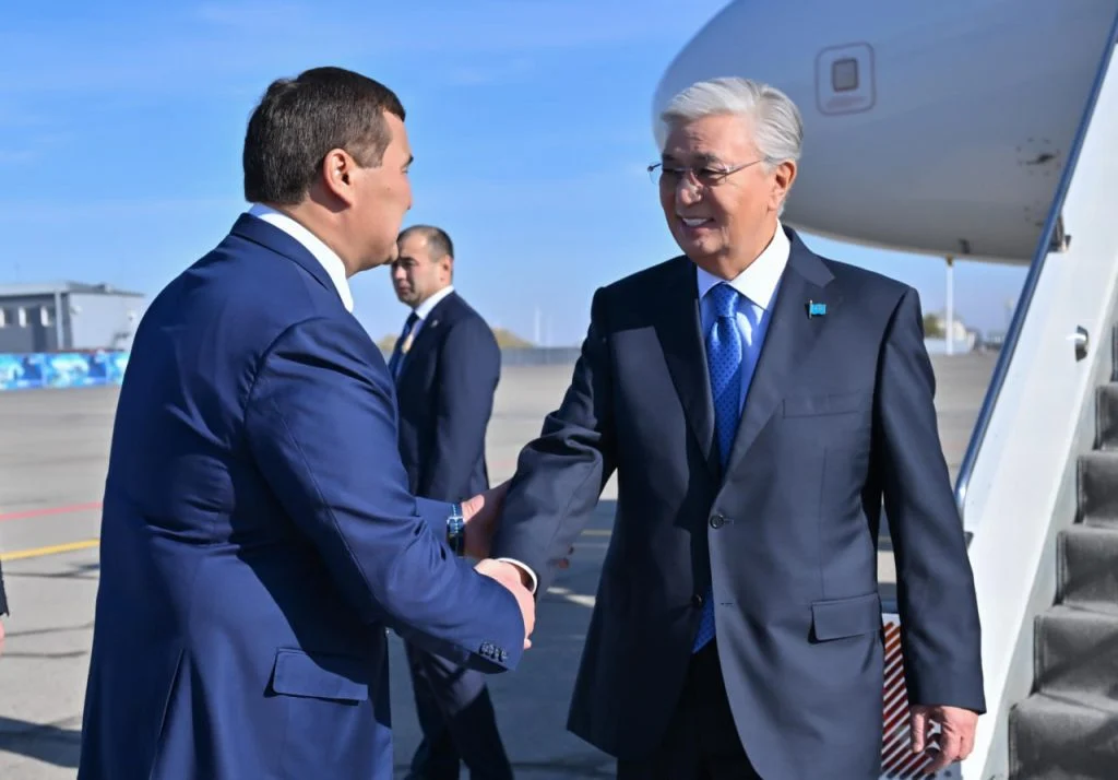 Глава государства Касым-Жомарт Токаев прибыл в Кызылординскую область 2 7b00757b 8454 418b 854f 0a5bb983aef7