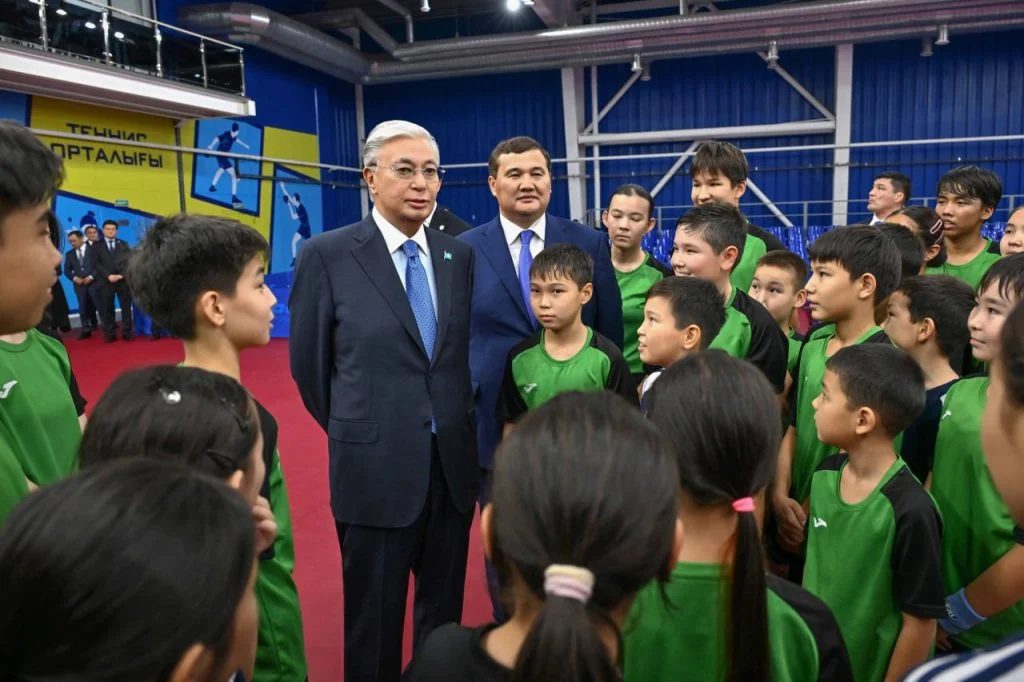 Касым-Жомарт Токаев посетил Центр настольного тенниса 2 img 20251030 194144 707