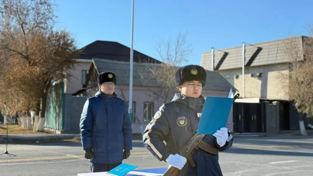 В Кызылорде состоялся гарнизонный развод с участием личного состава полиции 3 6dcb70ae 5b52 4a9a b6c7 226ff7105ba4