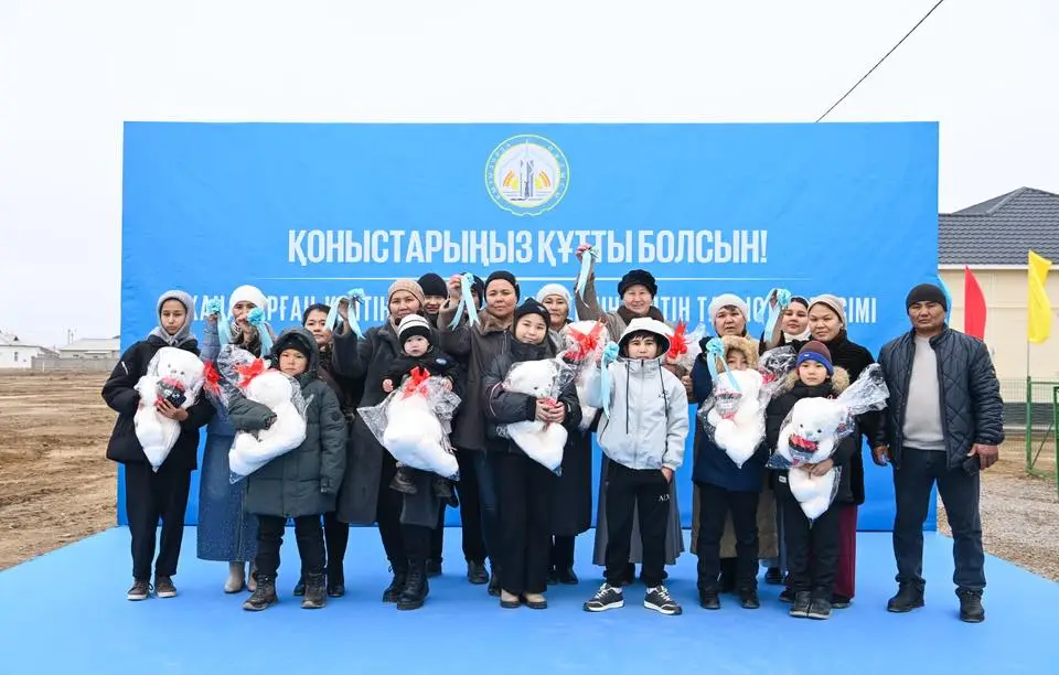 В поселке Жанакорган 80 семей получили новое жилье 3 615342348 1181963120791597 64949