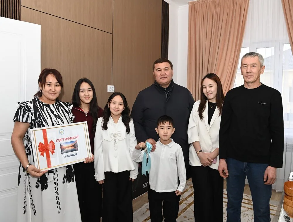 В поселке Жанакорган 80 семей получили новое жилье 2 615345700 1181963580791551 87856