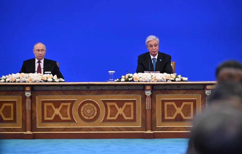 Президенты Казахстана и России провели брифинг для представителей СМИ 1 5244951789604379398