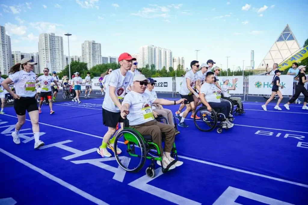 Параатлеты стали участниками Astana Half Marathon 1 para